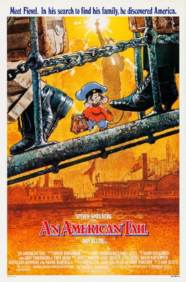AN AMERICAN TAIL USA THEATRICAL POSTER 