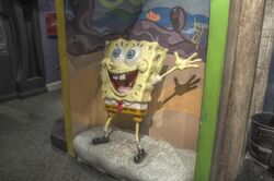 SpongeBob SquarePants wax statue in the , in , Ireland