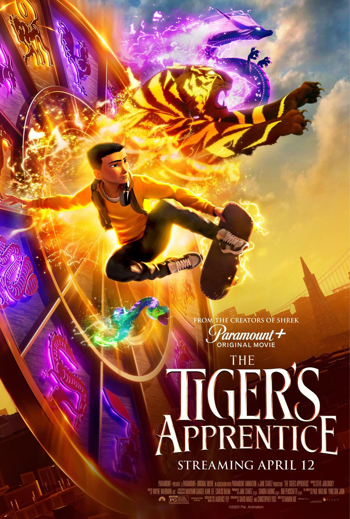 The Tiger's Apprentice (2024 computeranimated film; Paramount Pictures