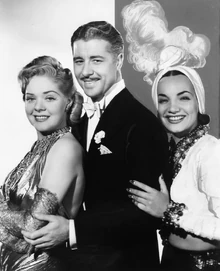 Photo Don Ameche, Alice Faye, and Carmen Miranda in THAT NIGHT IN RIO (1941)