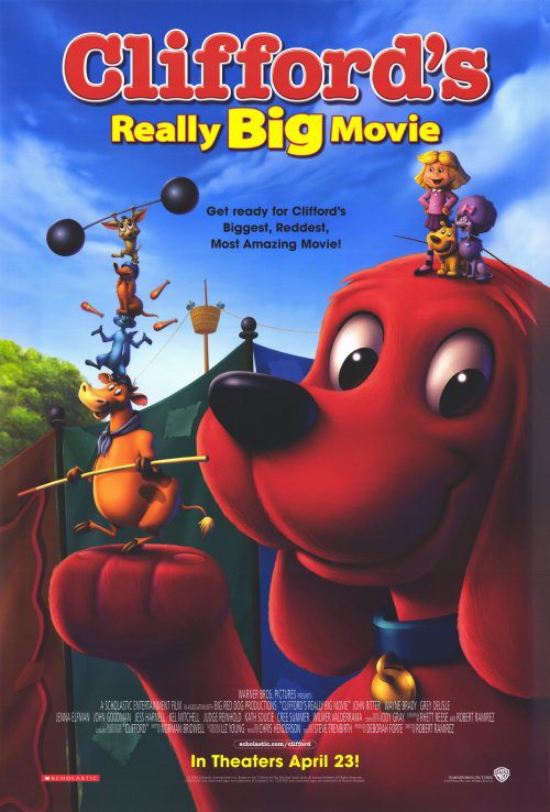 Clifford's Really Big Movie DVD 2004 Scholastic Entertainment 85393492823
