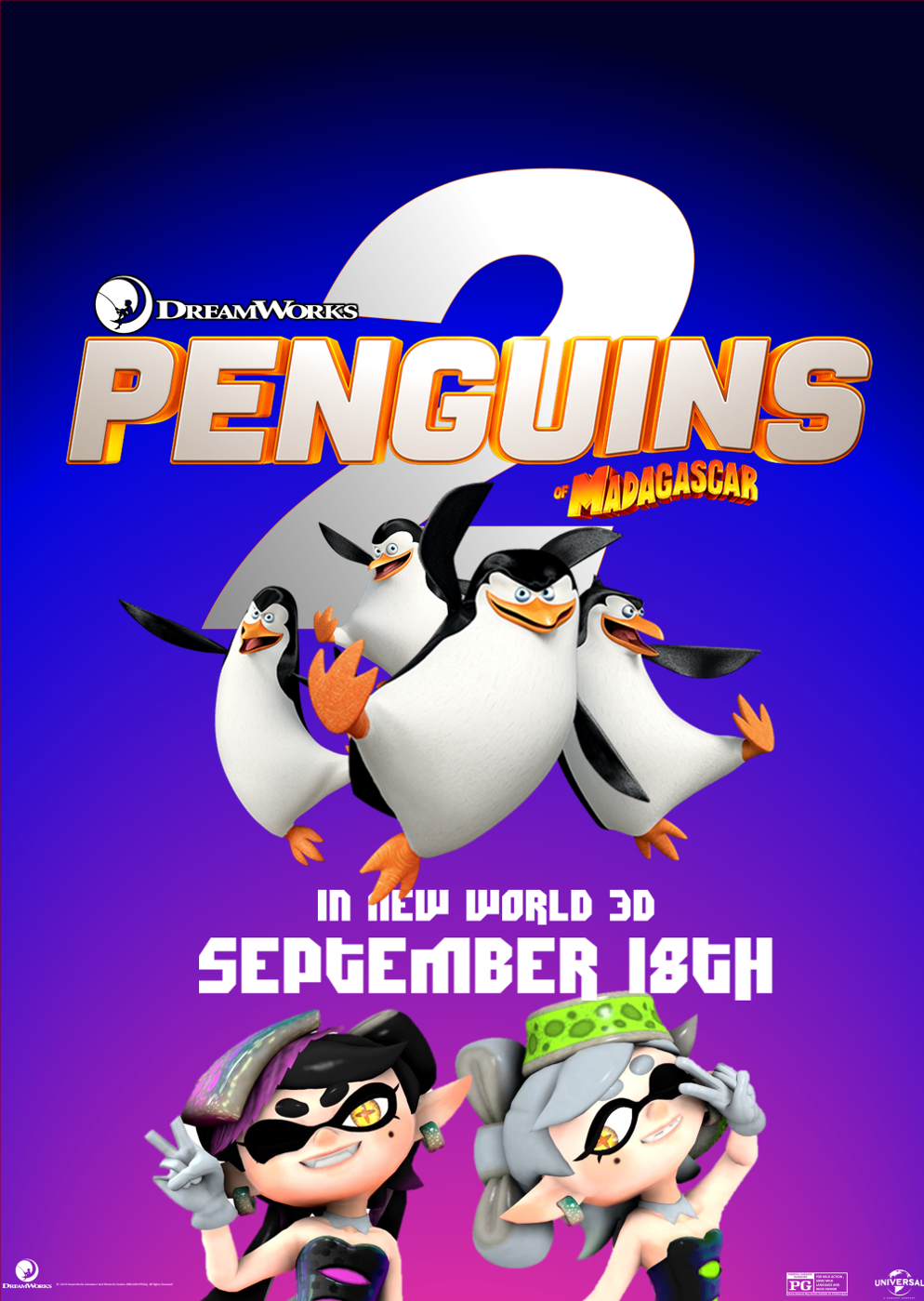 Penguins of Madagascar 2 Ornament by Movie Poster Prints - Pixels