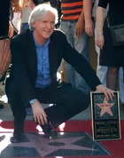 Cameron receiving a star on the  in December 2009