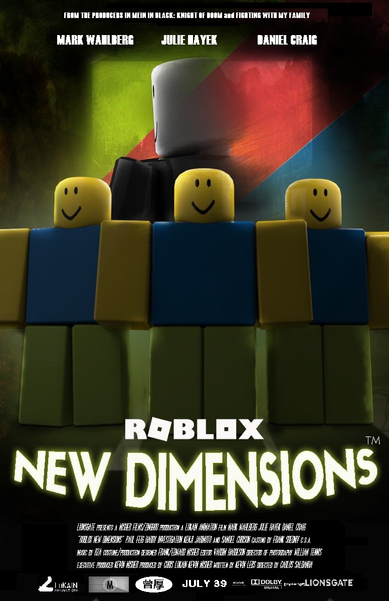 Roblox The Movie (2023) Poster #1 by jonhalexandre1111 on DeviantArt