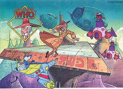 Concept art of the planned Doctor Who animated series by Nelvana