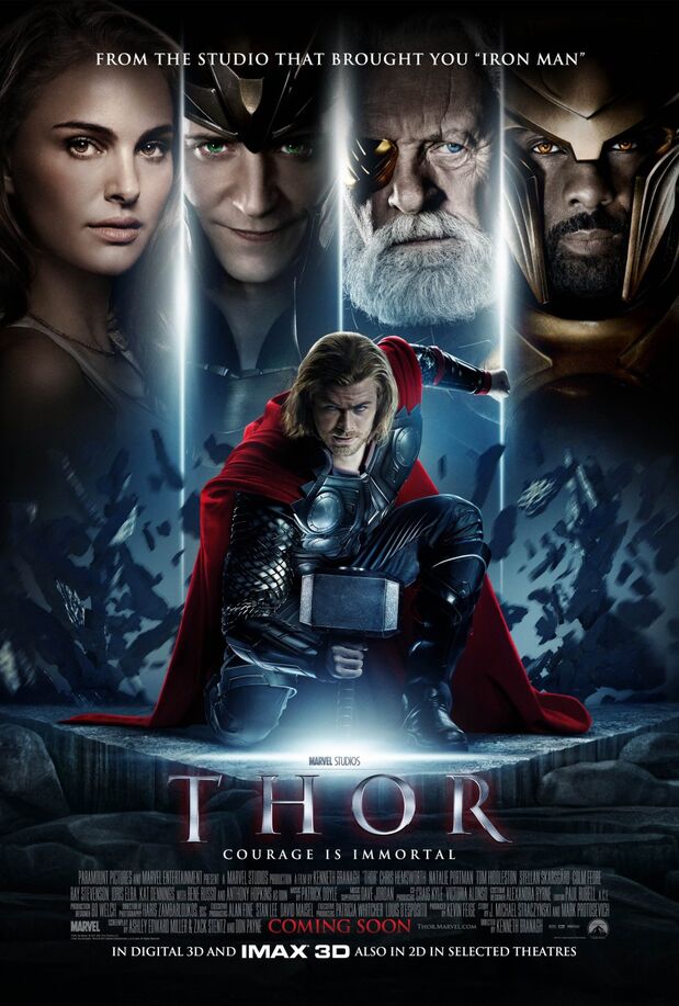 Thor Ragnarok movie poster (e) - Loki poster - 11 x 17 - Tom