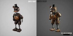 Pixilart - Ignited Freddy (THE JOY OF CREATION REBORN FNAF) by LIGETJOSHUA