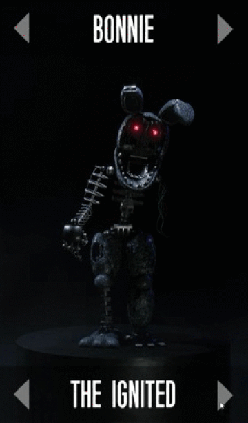 First look at Ignited Bonnie in TJOC Ignited Collection! :  r/fivenightsatfreddys