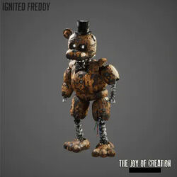 Ignited Freddy, Wiki The Joy of Creation