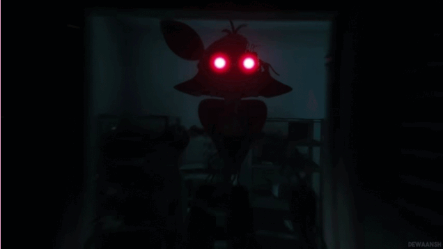 Ignited Foxy office jumpscare 42042.gif. 