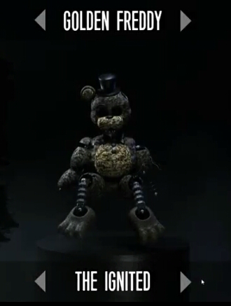 Ignited Golden Freddy, Wiki The Joy of Creation