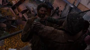 Joel viene sorpreso da un cannibale.
