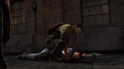 Joel immobilizza Robert.