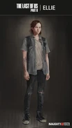 Concept art di Ellie per The Last of Us Parte II