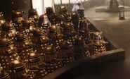 Daleks assembling in Parliament