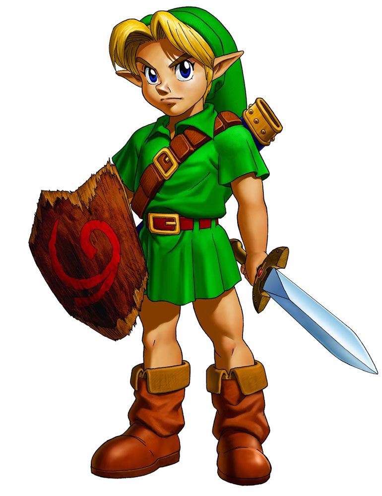 The Legend of Zelda Ocarina of Time for N64 Link and the 