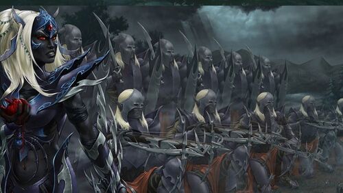 Dark elves army