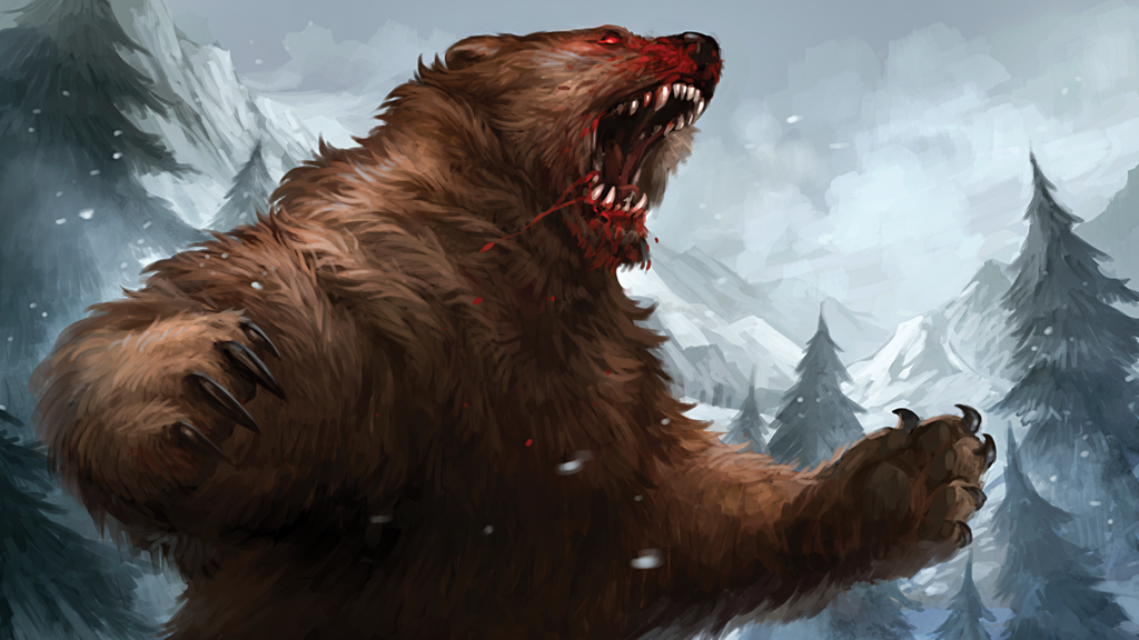 grizzly bear fantasy art