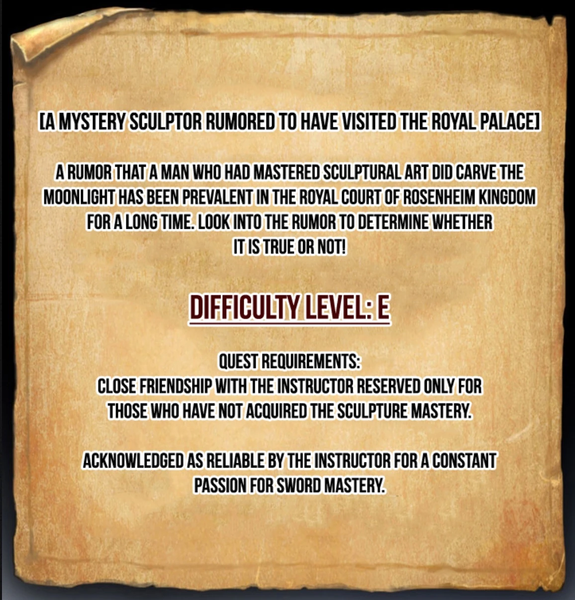 List of Quest The Legendary Moonlight Sculptor Wiki Fandom