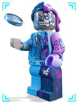 LEGO Batman Movie Two-Face Minifigure from 70915 