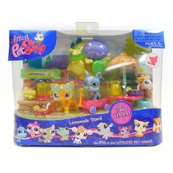 Littlest Pet Shop Authentique LPS Stand Limonade - Shorthair #855 #856 #857 - Occasion
