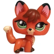 Littlest Pet Shop LPS #807 - Renard - HASBRO - Authentique - Occasion