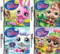 Littlest Pet Shop Garden Nintendo DS Games Animal Planet Vet Life Cats Dogs  Lot