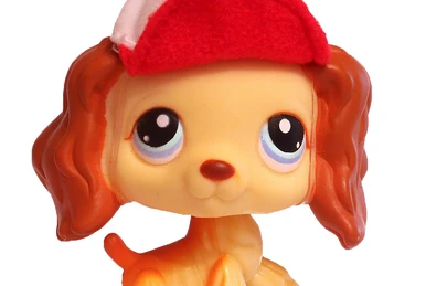 LITTLEST PET SHOP - Authentic Epagneul # 575 spaniel dog Hasbro petshop