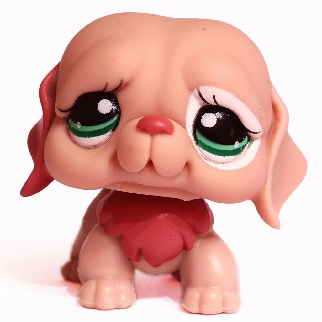 Littlest Pet Shop St. Bernard #229 Figure - Retired Collector Toy With Brown Eyes (Loose)