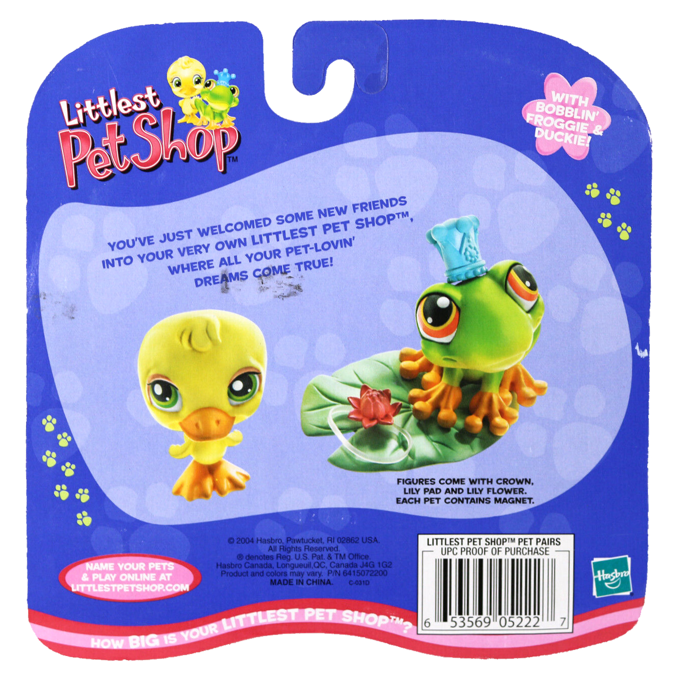 Littlest Pet Shop Pet Pairs Frog & Duck Figure 2-Pack