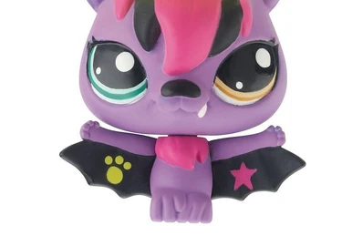 Chauve-souris LPS authentique Littlest Pet Shop n° 1470 avec accessoire / Hasbro vintage - France