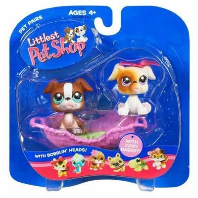 Littlest Pet Shop Jumbo Chien Boxer Authentique HASBRO