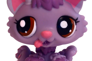 Authentic Littlest Pet Shop #1810 Baby Husky Dog / Original Hasbro LPS