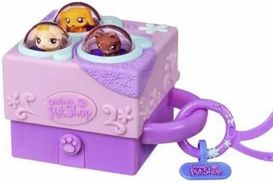 Lot De 4 Littlest Pet Shop LPS – Animaux Et Playsets Hasbro – Série Teeniest Tiniest Pets – Dont Un Chat