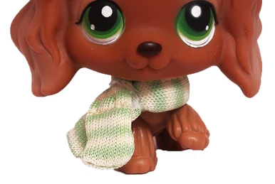 Lps #2570 Littlest Petshop Original Authentique Chien Dog Caval King