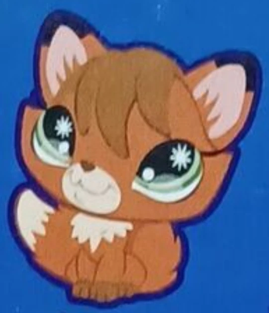 Littlest Pet Shop #1028 HASBRO – Renard Marron Et Blanc – Figurine Avec Accessoires – Occasion