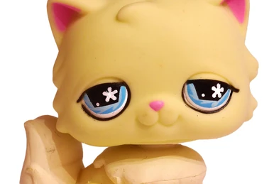 figurine PETSHOP CHAT persan N° 609 pet shop LPS