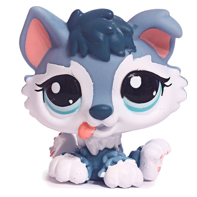 Littlest Pet Shop LPS Baby Husky and Kitten Set Rare Old LPS Pets 2036 1074  1607