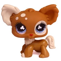 Littlest Pet Shop HASBRO – Chien Chihuahua #528 – Authentique – Occasion