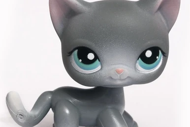 Littlest Pet Shop Authentic #1868 Orange White Crouching