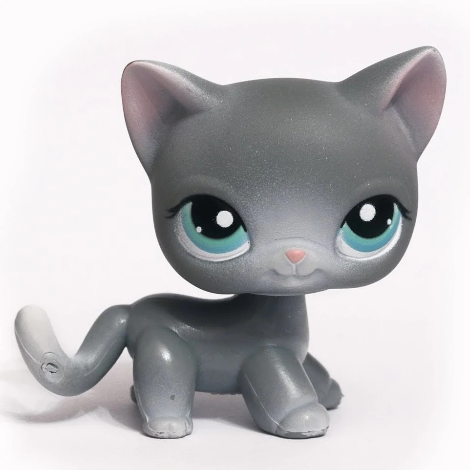 Littlest Pet Shop – Lot De 2 Chats : Shorthair Cat #125 Et #126 – Hasbro – Occasion