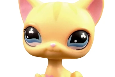 Authentic Littlest Petshop #391 European Grey Cat - Chat européen w
