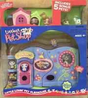 LITTLEST PET SHOP LPS 2004 Little Lovin' Pet PlayHouse Casa Juego de cuencos de pescado rosa EUR 12,80 - ES
