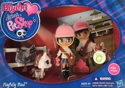 Lot De 4 Figurines Littlest Pet Shop (LPS) - Mélange Blythe & Petshop, Hasbro