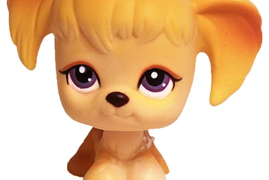 Littlest Pet Shop Brown Dog Cocker Spaniel 252 Authentic Blemished As