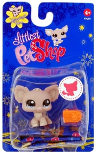 Littlest Pet Shop HASBRO #1060 - Chien Papillon Butterfly - Authentique - Neuf