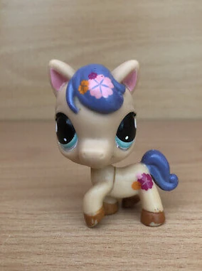 FIGURINE LPS LITTLELEST PET SHOP PETSHOP CHEVAL HORSE