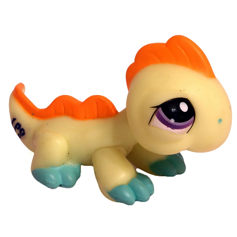 Figurine Littlest Pet Shop HASBRO N°1865, Iguane Reptile Original