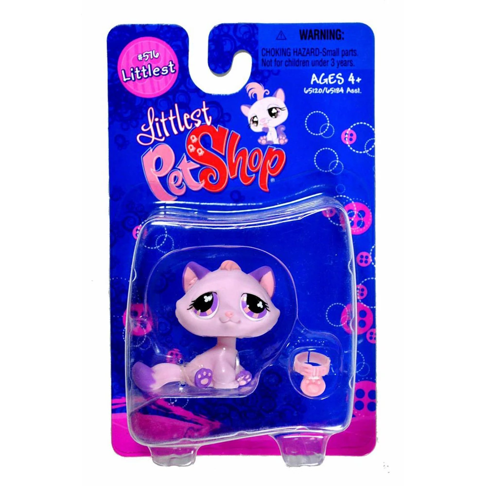 Lot De 7 Figurines Littlest Pet Shop - Chats Tabby - Numéros 706, 576, 349, 896, 300, 815, 552