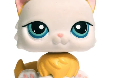 Littlest Pet Shop 2009 Assortment A Series 3 Cat Figure 973 Sushi, Hasbro Toys